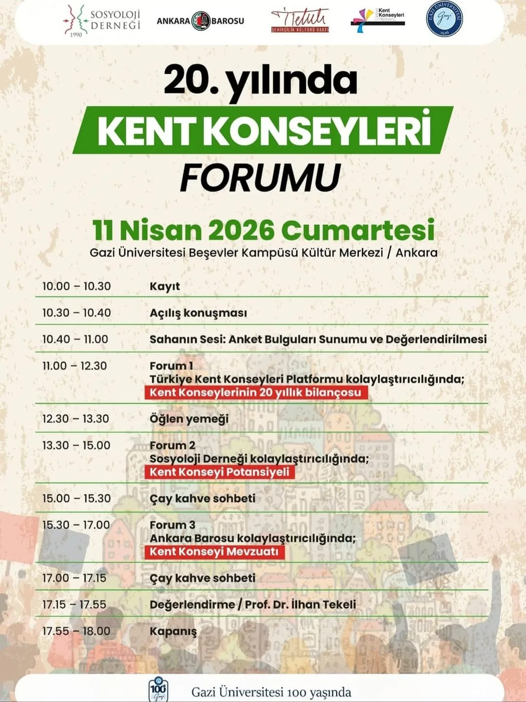 20. Yılında Kent Konseyleri Forumu