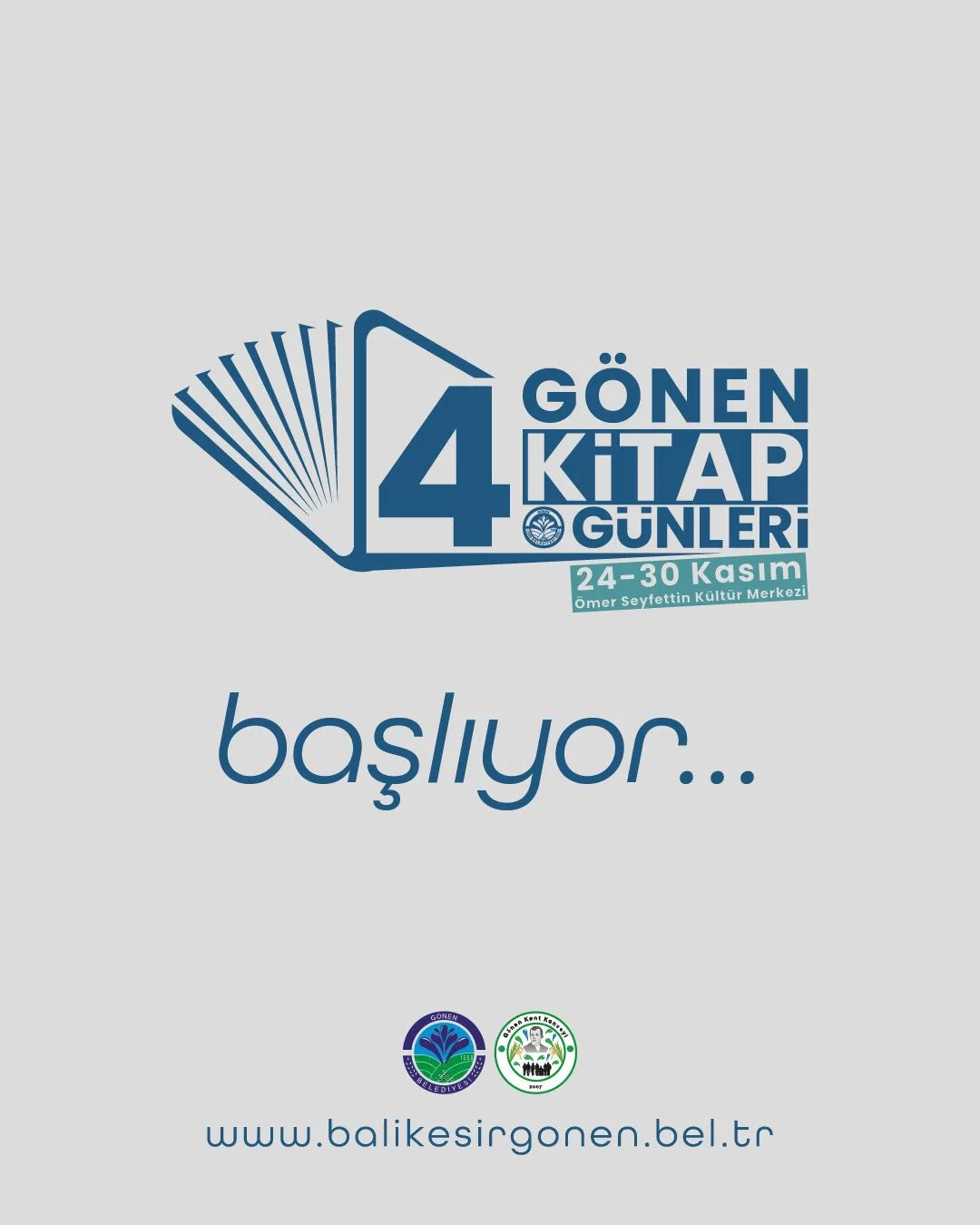 4'üncü Gönen Kitap Günleri başladı